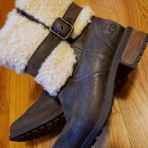 UGG Elings Wool Cuff Booties